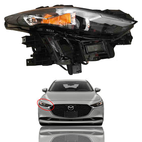 2019 2020 Mazda 3 Full LED Headlight Assembly Passenger Side by AutoModed
