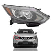 2017 2018 2019 Nissan Rogue Sport Qashqai Headlight Assembly Halogen with LED Passenger Side by AutoModed