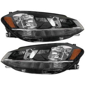 2018 2019 2020 VW Golf GTI Headlight Assembly Left Right Pair by AutoModed