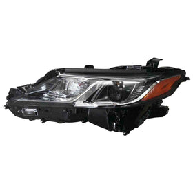 2018 2019 2020 Toyota Camry L LE SE Headlight Assembly Halogen with LED Projector Driver Side by AutoModed