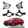 2019 2020 Kia Forte Fog Lamp Daytime Driving Light Assembly with Covers Bezels Set by AutoModed