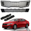 2011 2012 2013 Kia Optima SX SXL Front Upper Lower Bumper Grilles with Bumper Brackets 4pc by AutoModed