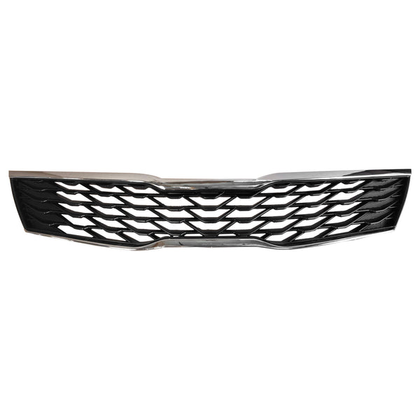 2019 2020 Kia Optima Front Upper Bumper Grille with Chrome Trim by AutoModed