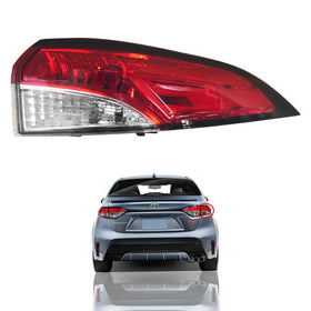 2020 2021 Toyota Corolla Sedan Rear Outer Tail Light Lamp Assembly Halogen Passenger Side by AutoModed