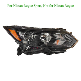 2020 2021 2022 Nissan Rogue Sport Headlight Assembly Halogen with LED Projector Passenger Side by AutoModed