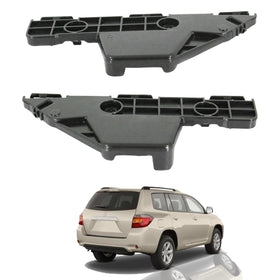 2008 2013 Toyota Highlander Rear Bumper Retainer Brackets Left Right 2pc by AutoModed