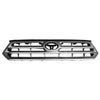 2011 2012 2013 Toyota Highlander Front Upper Bumper Grille Silver by AutoModed