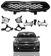 2019 2020 Kia Forte Front Grille Fog Lamps & Turn Signal Lights Set 7pcs by AutoModed