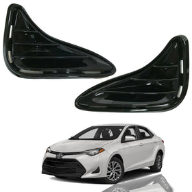 2017 2018 2019 Toyota Corolla LE CE Fog Light Cover Bezel Left Right 2pc by AutoModed