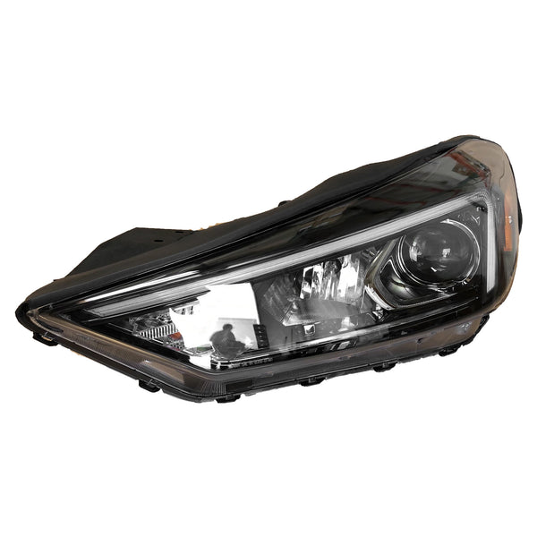 2019 2020 2021 Hyundai Tucson Headlight Assembly Halogen with LED DRL Driver Side by AutoModed