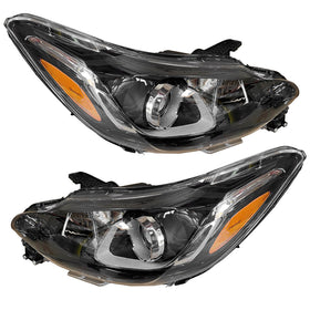 2019 2022 Chevrolet Spark Headlight Assembly Halogen Left Right Pair by AutoModed
