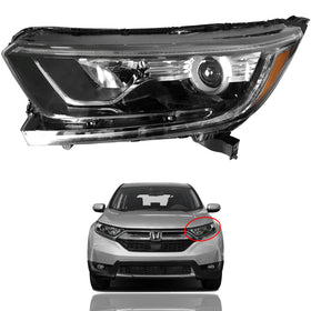 2017 2022 Honda CRV CR-V Headlight Assembly Halogen Driver Side by AutoModed