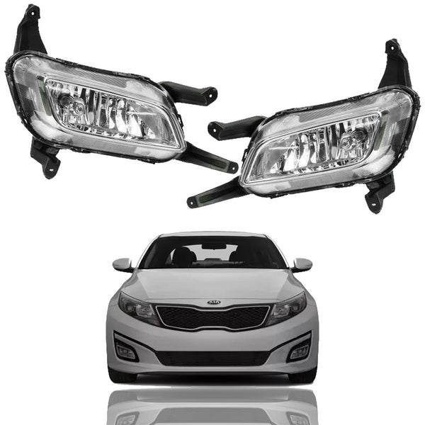 2014 2015 Kia Optima Fog Lamp Daytime Driving Light Assembly Left Right Pair by AutoModed