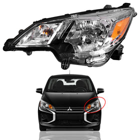 2021 2022 2023 Mitsubishi Mirage G4 Headlight Headlamp Assembly Driver Side by Automoded