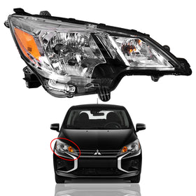 2021 2022 2023 Mitsubishi Mirage G4 Headlight Headlamp Assembly Passenger Side by Automoded