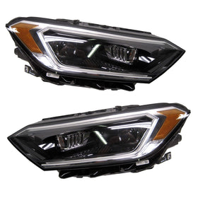 2019 2020 2021 Volkswagen Jetta Headlight Assembly Full LED Projector Left Right Pair by AutoModed