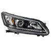 2013 2014 2015 Honda Accord Sedan Headlight Assembly Halogen Black & Chrome Passenger Side by AutoModed