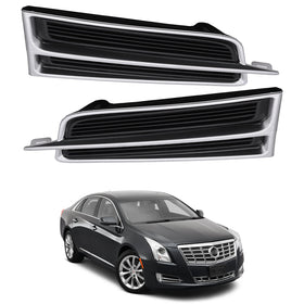 2013 2017 Cadillac XTS Front Bumper Fog Light Cover Side Outer Grille Left Right Pair by AutoModed