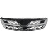 2011 2012 2013 Toyota Corolla Front Upper Bumper Grille Assembly Chrome Black by AutoModed