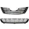 2007 2009 Toyota Camry CE LE XLE Front Upper Lower Bumper Grille Assembly Set by AutoModed