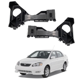 2003 2008 Toyota Corolla Front Bumper Brackets Mounting Retainers Left Right 2pc by AutoModed