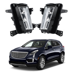 2017 2022 Cadillac XT5 Bumper LED DRL Driving Turn Signal Light Assembly Left Right Pair by AutoModed