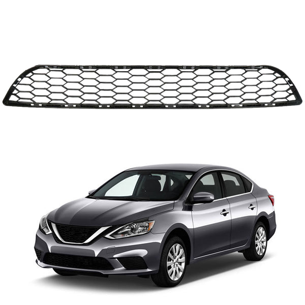 2016 2019 Nissan Sentra Front Lower Bumper Grille Assembly Black by AutoModed