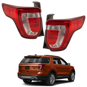2016 2019 Ford Explorer & Police Interceptor Utility Rear Tail light Assembly Halogen Left Right Pair by AutoModed