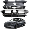 2020 2022 Hyundai Sonata Front Upper Bumper Grille & Radiator Sight Shield Cover Assembly by Automoded