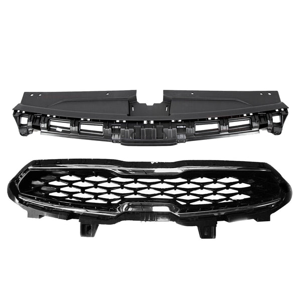 2019 2020 2021 Kia Forte Front Upper Bumper Grille & Radiator Sight Shield Cover Assembly by Automoded