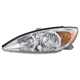 2002 2003 2004 Toyota Camry LE XLE Halogen Headlight Headlamp Assembly Chrome Housing Driver Side by Automoded