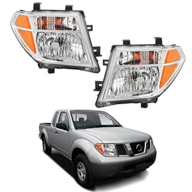 2005 2008 Nissan Frontier 2005 2007 Pathfinder Headlight Headlamp Assembly Halogen Left Right Pair by Automoded