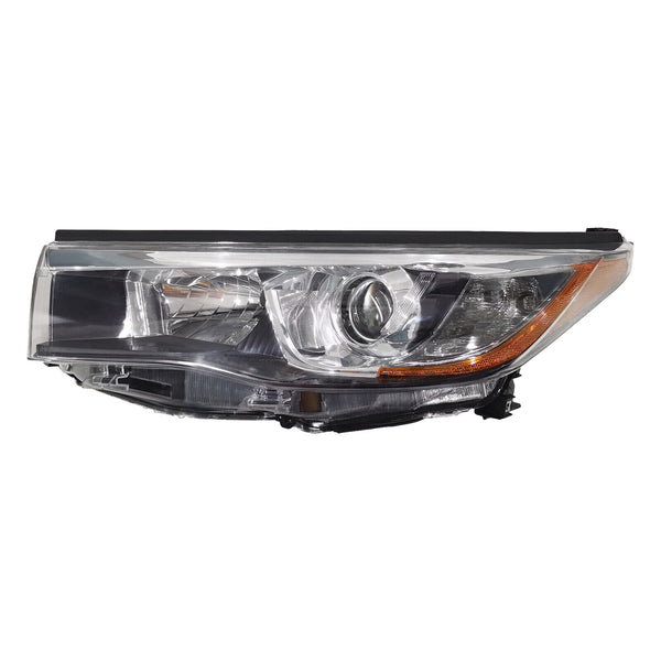 2014 2015 2016 Toyota Highlander Halogen Projector Headlight Headlamp Assembly Driver Side by Automoded