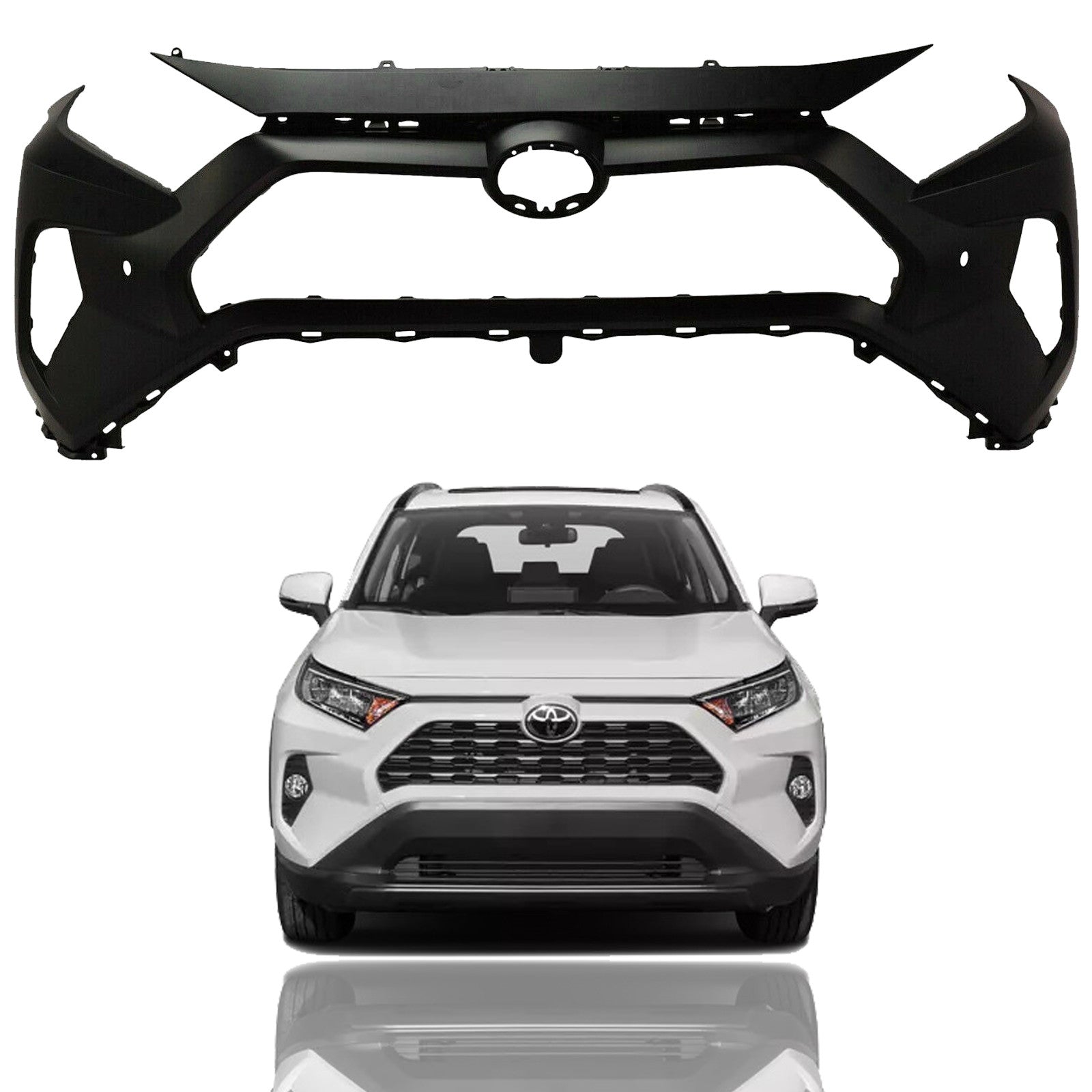 2019 2020 2021 2022 Toyota RAV4 Front Bumper Cover Fascia Primed by  AutoModed Pick Up Only