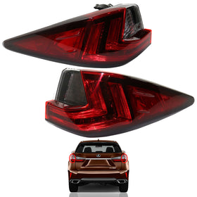2016 2017 2018 2019 Lexus RX350 Rear Tail Light Outer Assembly Set Left Right Side by AutoModed